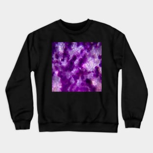 Purple Magic Crystal All Over Crewneck Sweatshirt